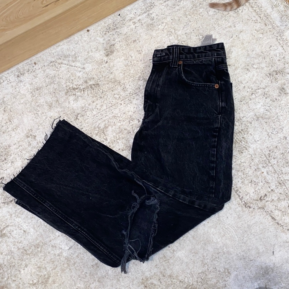 Zara bootcut black jeans
